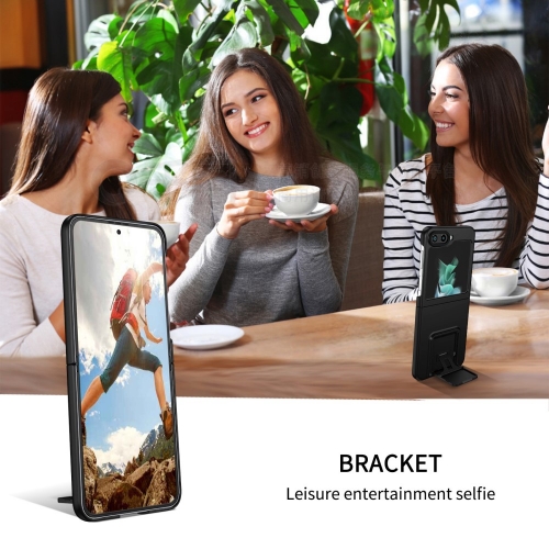 Калъф с поставка Hard Cover за Samsung Galaxy Z Flip5 5G, Черен