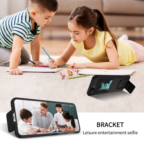 Калъф с поставка Hard Cover за Samsung Galaxy Z Flip5 5G, Черен