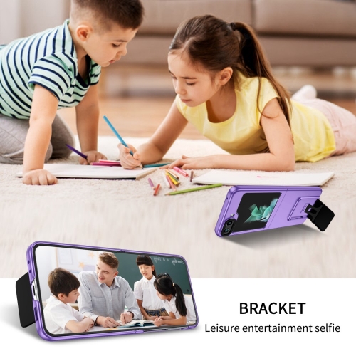 Калъф с поставка Hard Cover за Samsung Galaxy Z Flip5 5G, Лилав