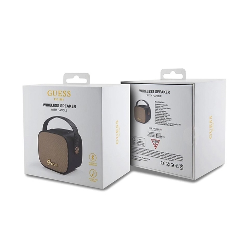 Преносима колонка GUESS PU 4G Strap, GUWSB2P4SMK, Черен