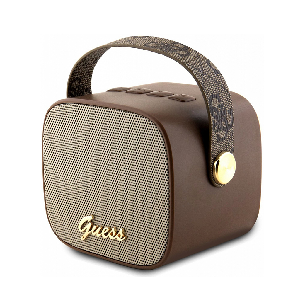 Преносима колонка GUESS PU 4G Strap, GUWSB2P4SMW, Кафяв