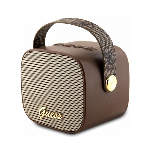 Преносима колонка GUESS PU 4G Strap, GUWSB2P4SMW, Кафяв