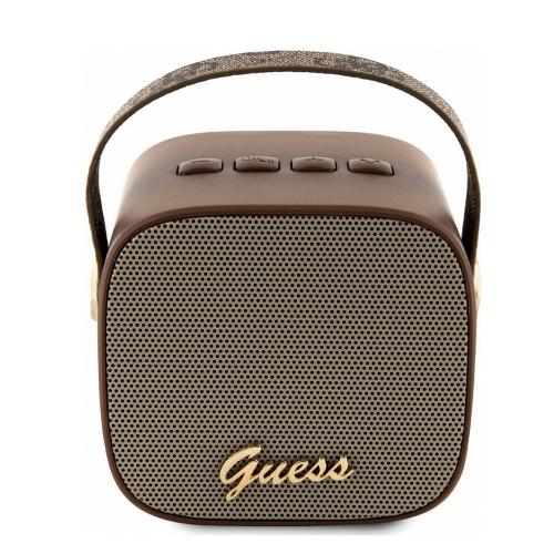 Преносима колонка GUESS PU 4G Strap, GUWSB2P4SMW, Кафяв