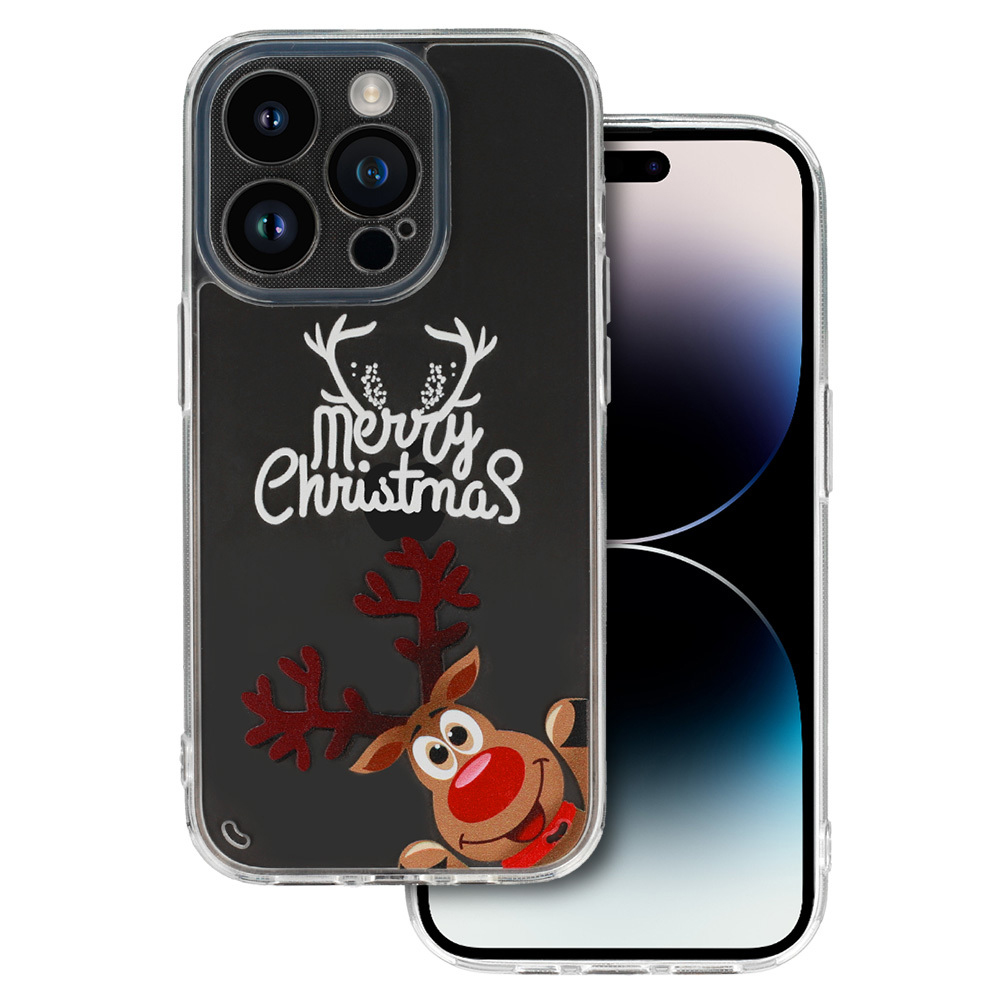 Удароустойчив калъф Christmas за iPhone 13 Pro, Happy New Year