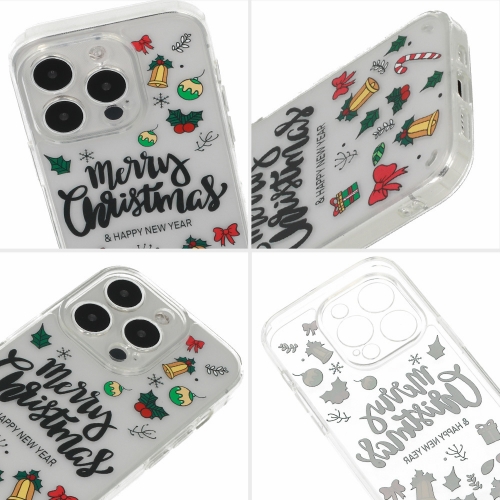Удароустойчив калъф Christmas за iPhone 13 Pro, Happy New Year