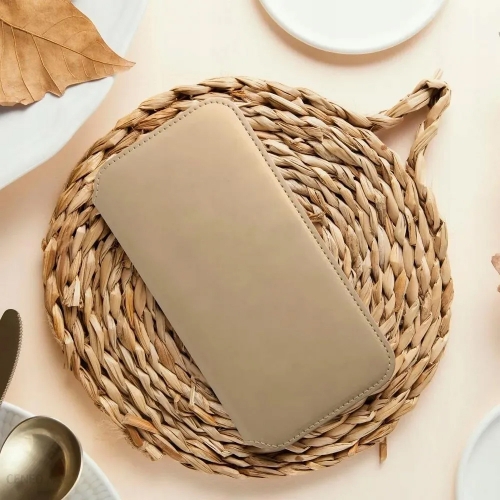 Калъф тефтер Dual Pocket за Xiaomi Redmi 12c, Златист