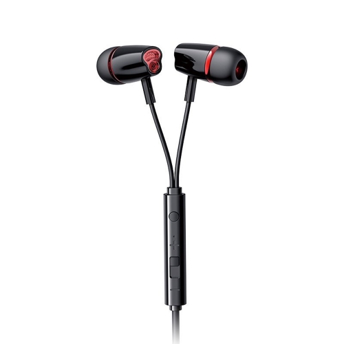 Слушалки с микрофон JoyRoom, Jack 3.5 mm, Черен