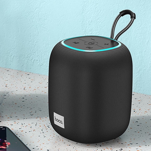Преносима колонка HOCO HC14, Wireless, Bluetooth 5.2, RGB Lights, Черен