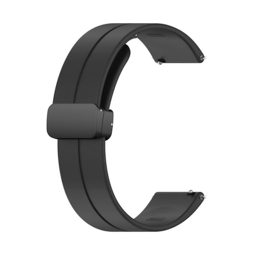 Силиконова Каишка Techsuit Watchband 22mm W011 за Huawei Watch GT2 (46mm), GT2 Pro, GT3 Pro , Ultimate, Xiaomi Watch S1, Черен