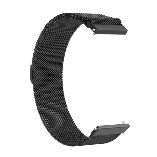 Метална Каишка Techsuit Watchband 22mm W009 за Samsung Galaxy Watch 46mm, Watch 3, Gear S3, Huawei Watch GT, GT2, GT3 (46mm), Черен