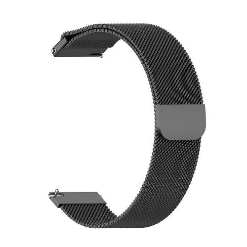 Метална Каишка Techsuit Watchband 22mm W009 за Samsung Galaxy Watch 46mm, Watch 3, Gear S3, Huawei Watch GT, GT2, GT3 (46mm), Черен