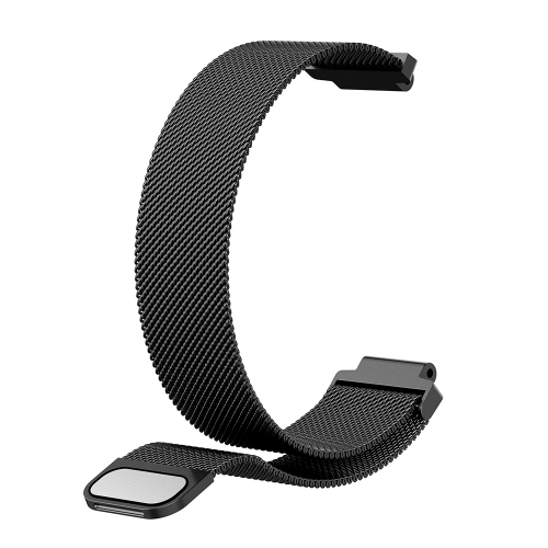 Метална Каишка Techsuit Watchband 22mm W009 за Samsung Galaxy Watch 46mm, Watch 3, Gear S3, Huawei Watch GT, GT2, GT3 (46mm), Черен