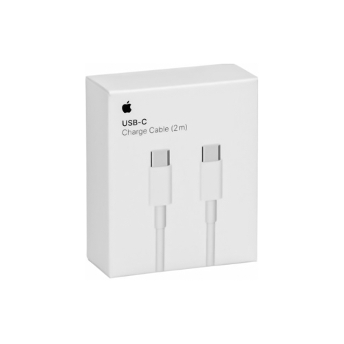 Кабел  APPLE MLL82ZM A, от USB-C към USB-C, 2m, Бял