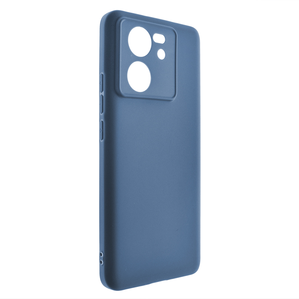 Силиконов калъф Matt за Xiaomi 13T/13T Pro, Тъмно син
