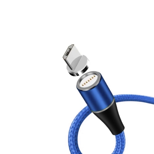Магнитен кабел Magnetic от USB към Micro USB, 3A, 1m, Син