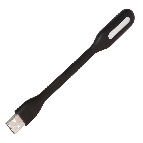 Мини Лампа Silicone USB LED, Черен