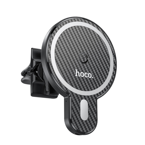 Поставка за кола с безжично зареждане HOCO CA85, support MagSafe Ultra-fast, Черен