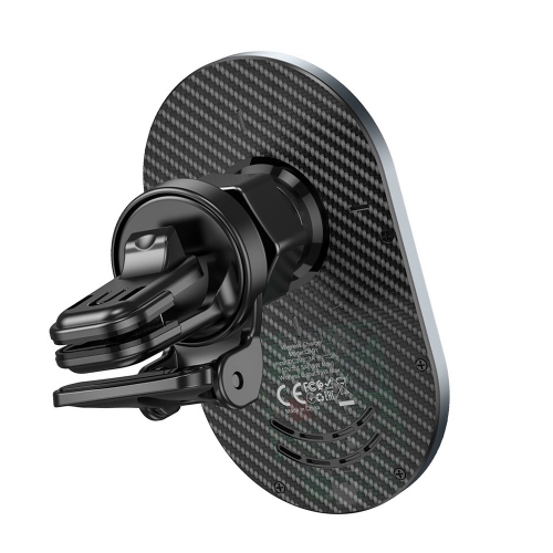 Поставка за кола с безжично зареждане HOCO CA91, support MagSafe charging Magic, Сив