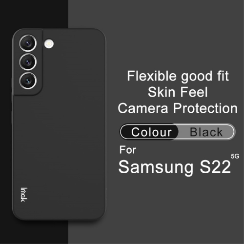 Силиконов калъф IMAK UC-2 за Samsung Galaxy S22 5G, Черен