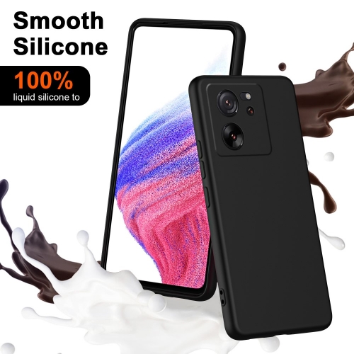 Силиконов калъф LUX за Xiaomi 13T/13T Pro, Черен