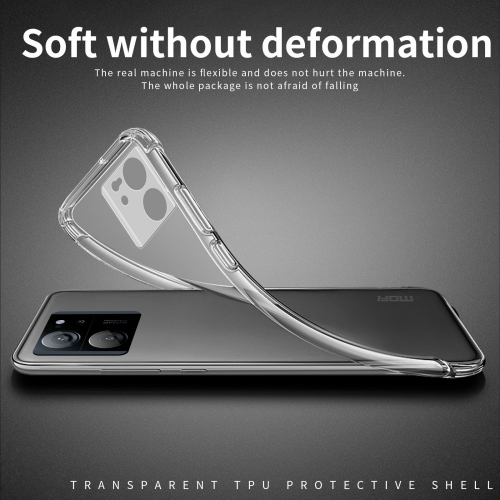 Силиконов калъф MOFI за Xiaomi 13T/13T Pro, Прозрачен