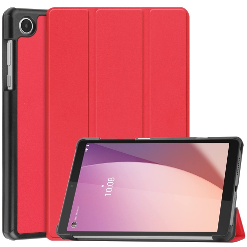 Калъф тефтер GenTab за таблет Lenovo Tab M8 Gen 4, Червен