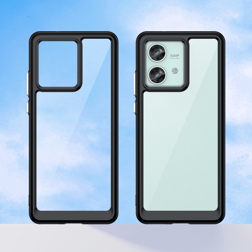 Удароустойчив калъф Acrylic за Motorola Edge 40 Neo 5G, Черен
