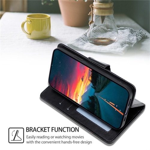 Калъф тефтер Wallet за Motorola Edge 40 Neo 5G, Черен