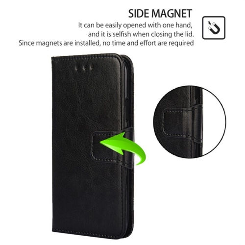 Калъф тефтер Wallet за Motorola Edge 40 Neo 5G, Черен