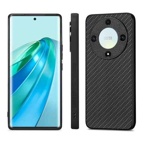 Удароустойчив калъф Carbon Texture за Honor Magic 5 Lite 5G, Черен