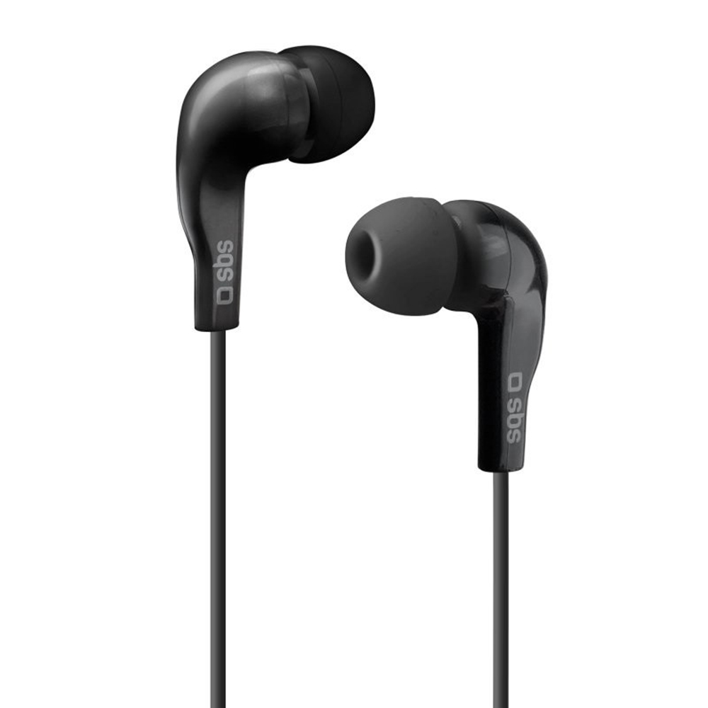 Слушалки с микрофон SBS MIX 10, Jack 3.5mm, Черен