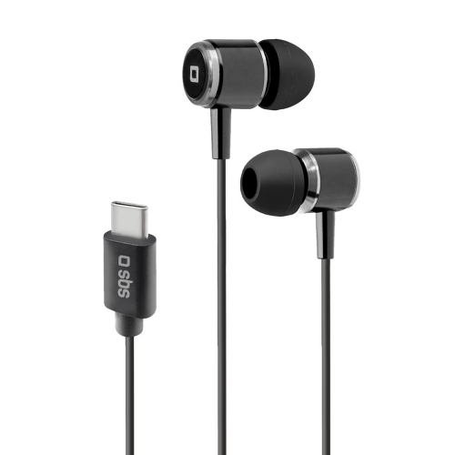 Слушалки с микрофон SBS MIX 100, TYPE-C, Черен