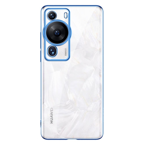 Силиконов калъф SULADA за Huawei P60/ P60 Pro, син-прозрачен