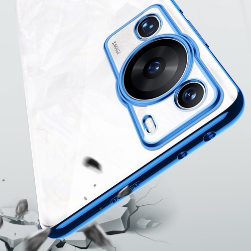 Силиконов калъф SULADA за Huawei P60/ P60 Pro, син-прозрачен