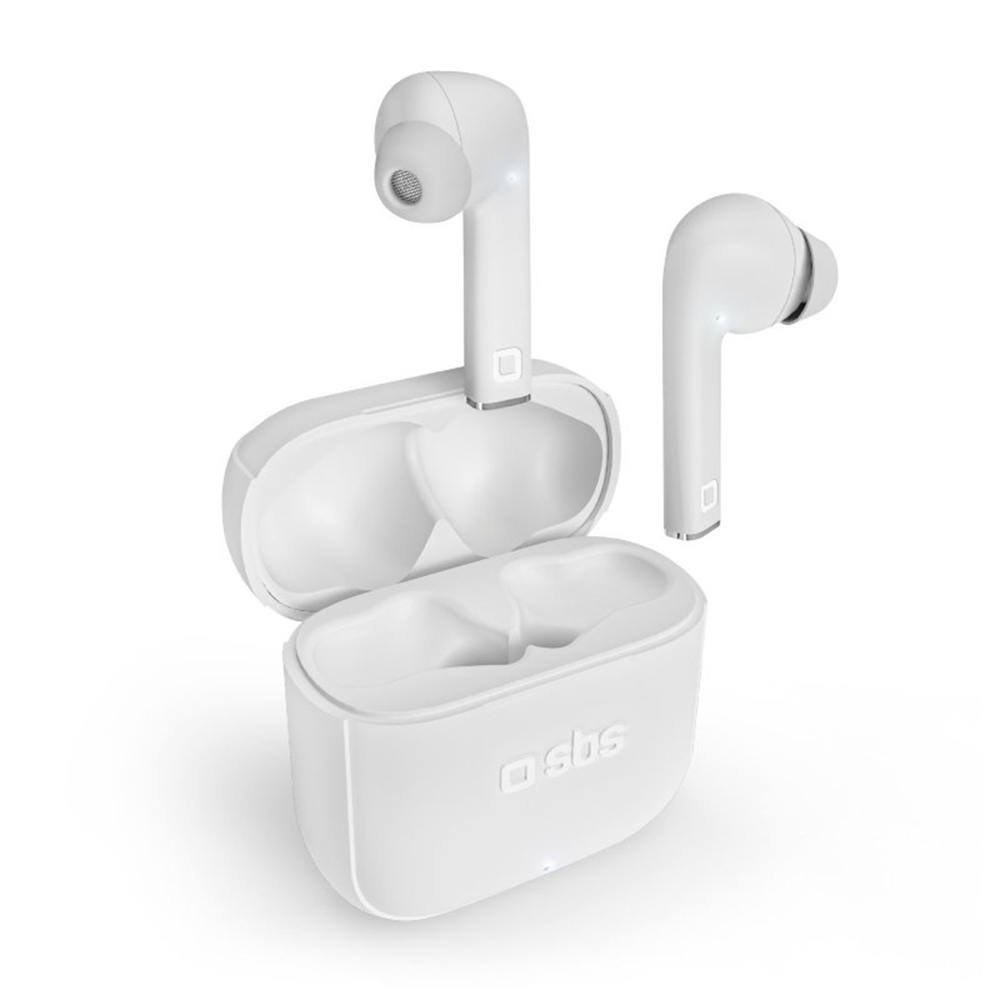 Безжични слушалки SBS BEAT FREE, BLUETOOTH TWS, Бял