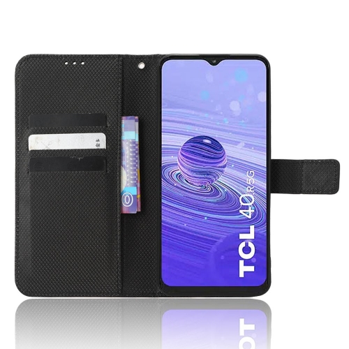 Калъф тефтер Smart Book за TCL 40R, Черен