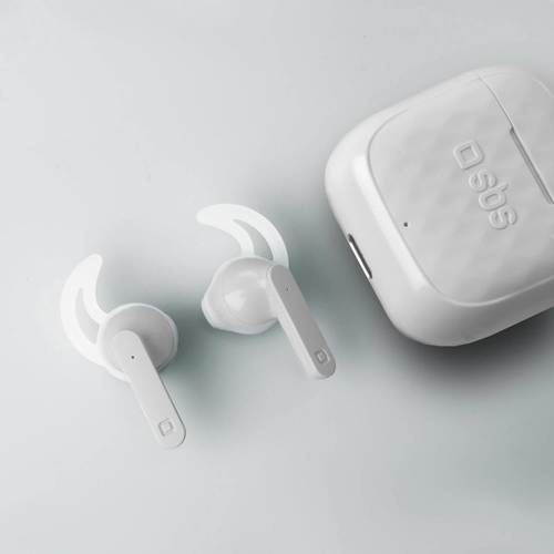 Слушалки с микрофон SBS AIR FREE, BLUETOOTH TWS, Бял