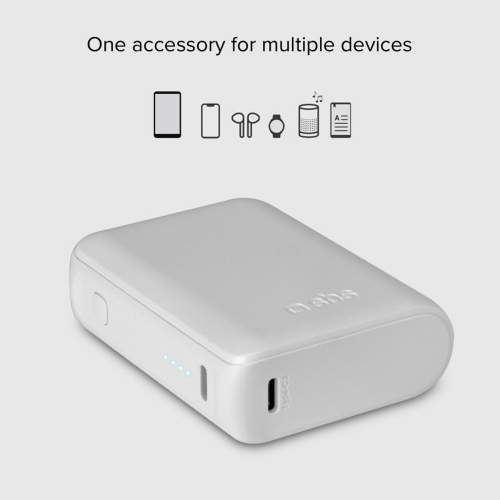 Универсална външна батерия SBS POWER BANK 10 000mAh, 2x USB-C,1xUSB A,10W, Бял