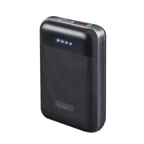 Универсална външна батерия SBS POWER BANK 10 000mAh, 1xUSB-C, 1x USB-A, PD 20W, Черен