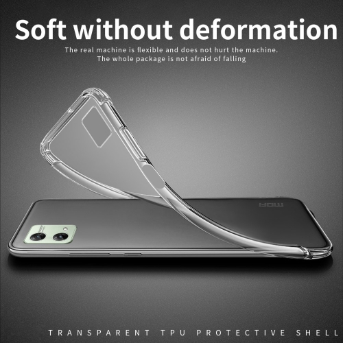 Силиконов калъф MOFI за Motorola Moto G84 5G, Прозрачен