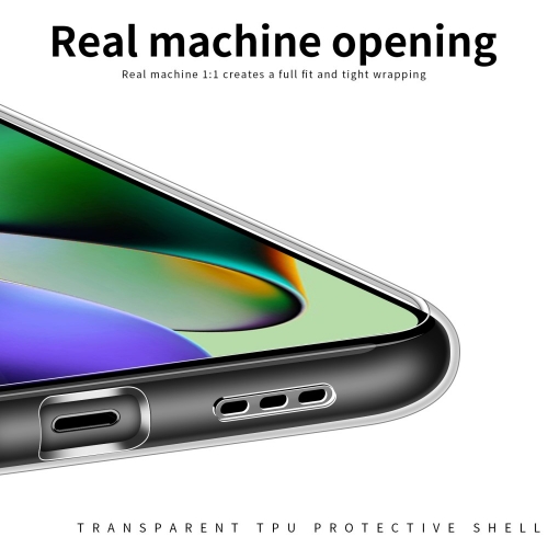 Силиконов калъф MOFI за Motorola Moto G84 5G, Прозрачен