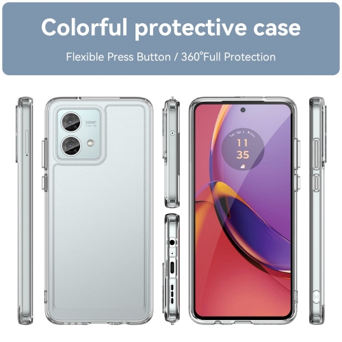 Удароустойчив калъф Acrylic за Motorora Moto G84 5G, Прозрачен