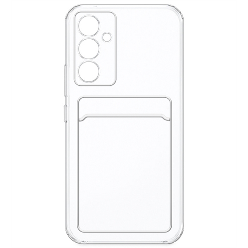Силиконов калъф Card Slot за Samsung Galaxy A54 5G, Прозрачен