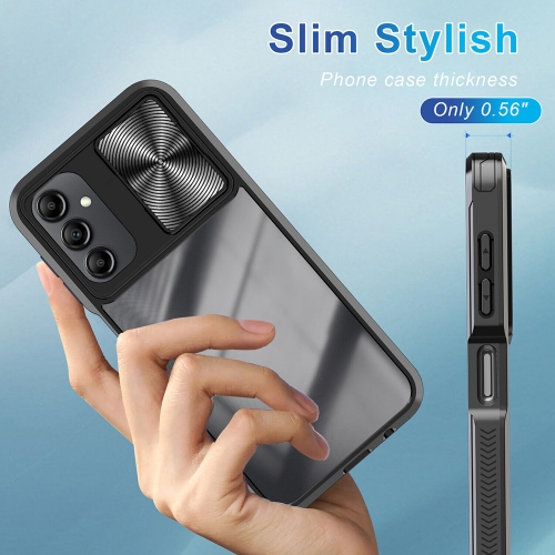 Удароустойчив калъф Slider за Samsung Galaxy A14 5G, Черен