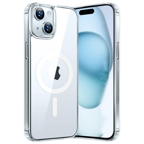 Удароустойчив калъф Techsuit MagSF Pro за iPhone 15, Прозрачен