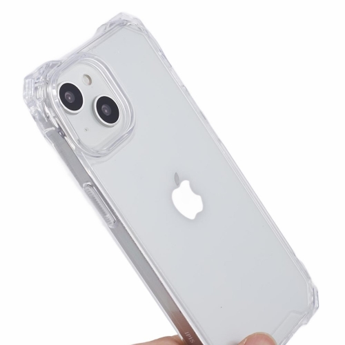 Удароустойчив калъф Acrylic за iPhone 15 Plus, Прозрачен