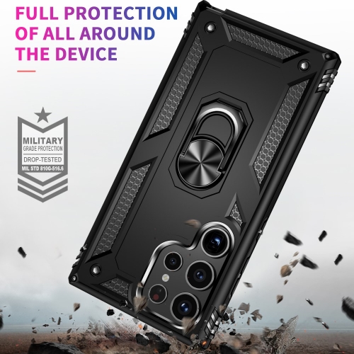 Удароустойчив калъф Hybrid Cover за Samsung Galaxy S24 Ultra, Черен