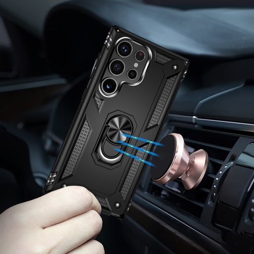 Удароустойчив калъф Hybrid Cover за Samsung Galaxy S24 Ultra, Черен