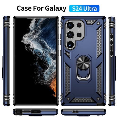 Удароустойчив калъф Hybrid Cover за Samsung Galaxy S24 Ultra, Син