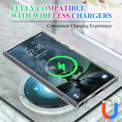 Удароустойчив калъф MagSF за Samsung Galaxy S24 Ultra, Прозрачен